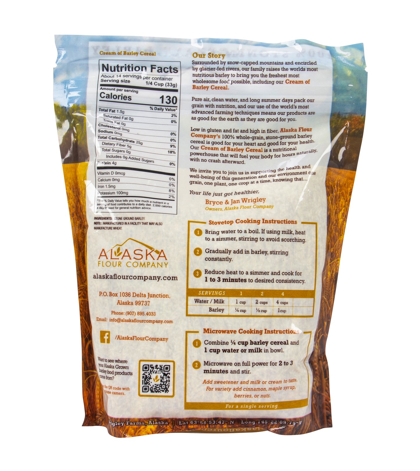 Cream of Barley Breakfast Cereal