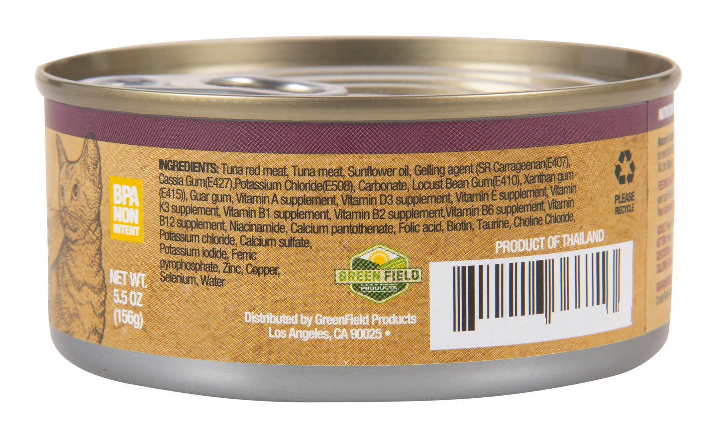 Cat Food, Canned, Tuna & Albacore in Jelly