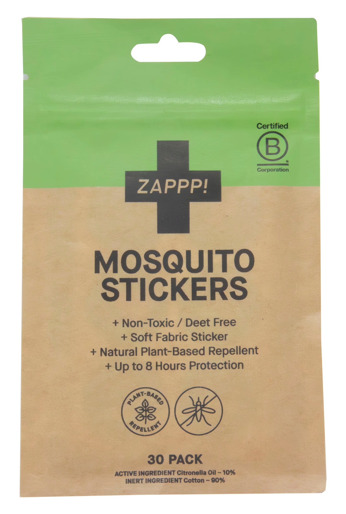 ZAPPP! Mosquito Stickers