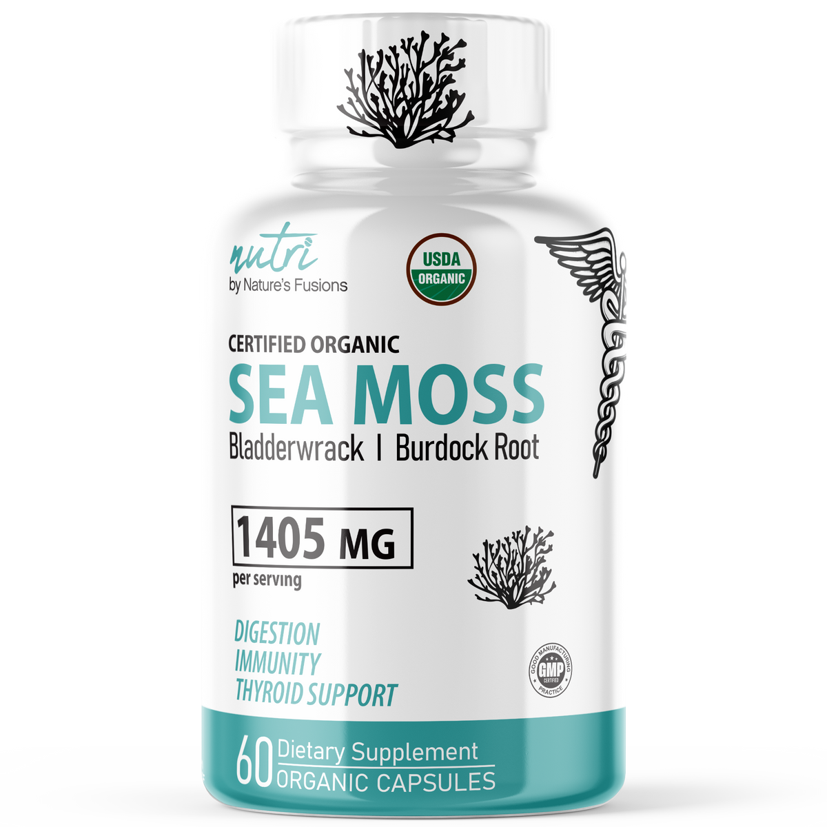 Sea Moss, 1405mg, Organic