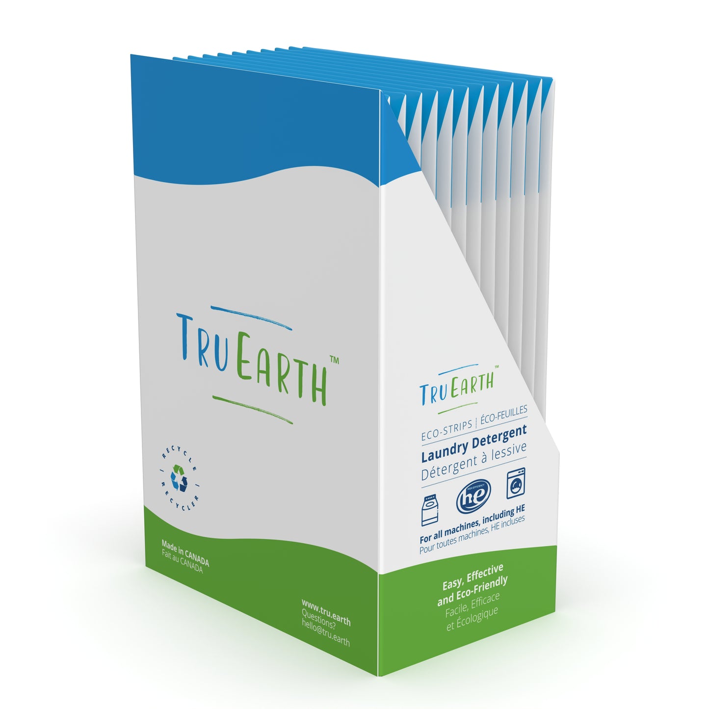 Laundry Detergent Eco-Strips, Fresh Linen