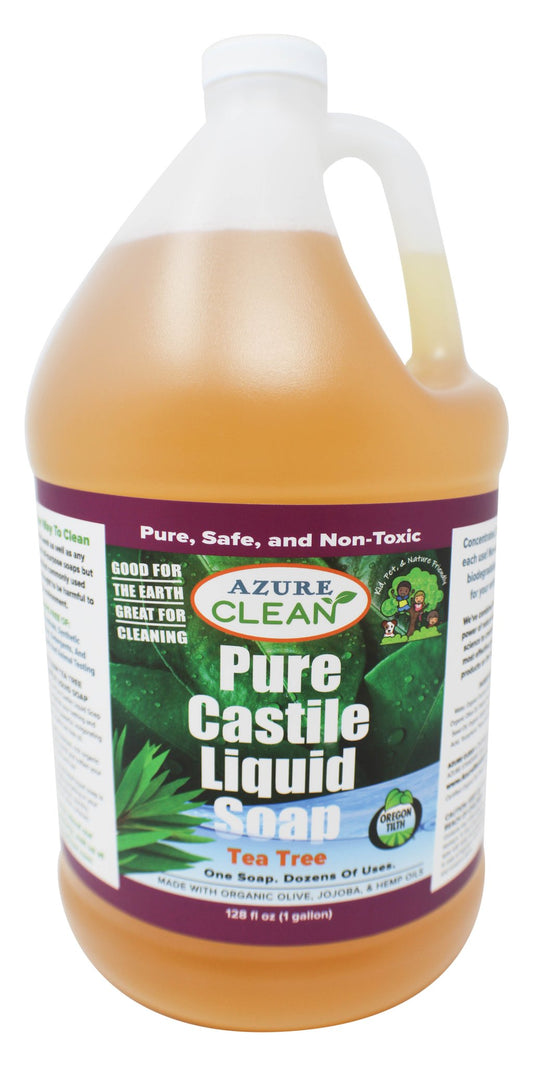Castile Liquid Soap, Pure, Tea Tree, Organic