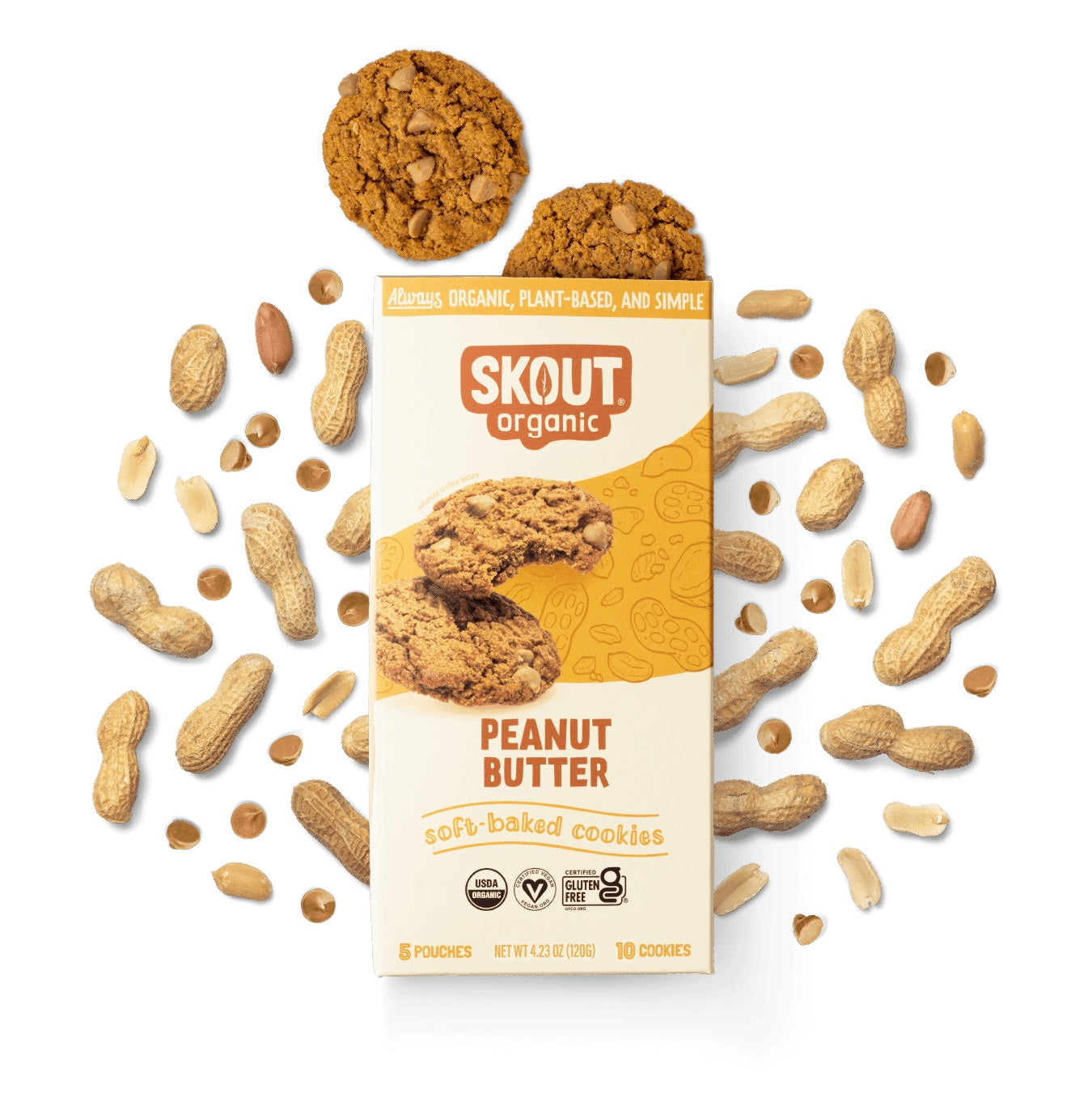 Cookies, Soft Baked, Peanut Butter, Organic