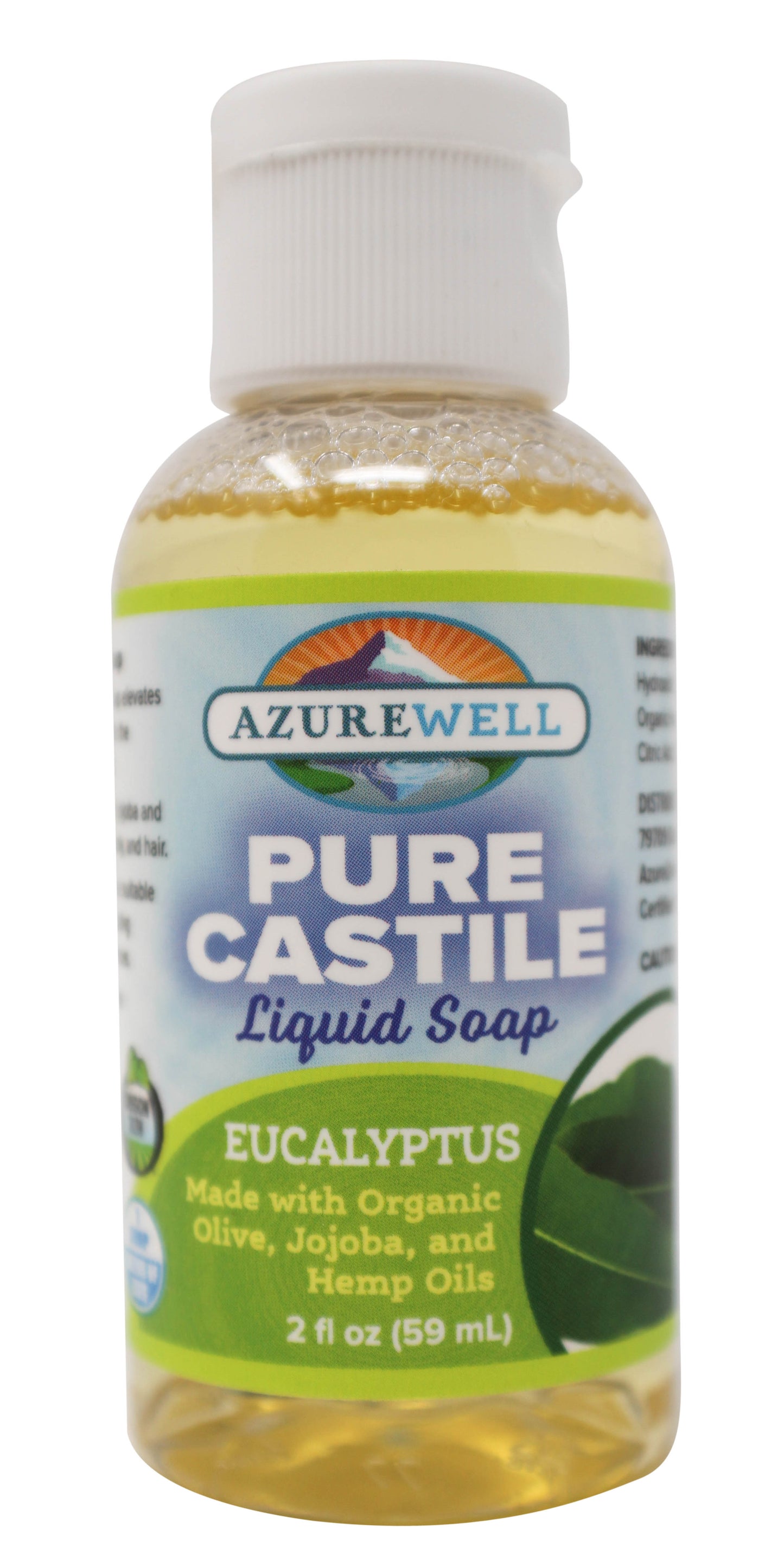 Castile Liquid Soap, Pure, Eucalyptus, Organic