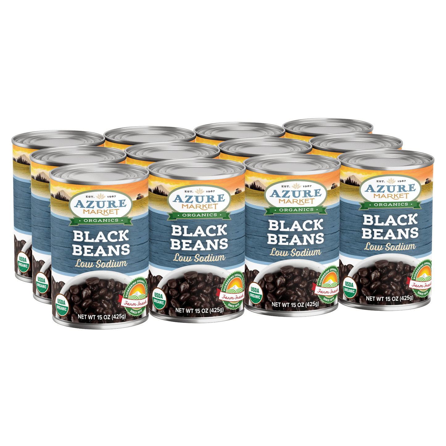 Black Beans, Low Sodium, Organic