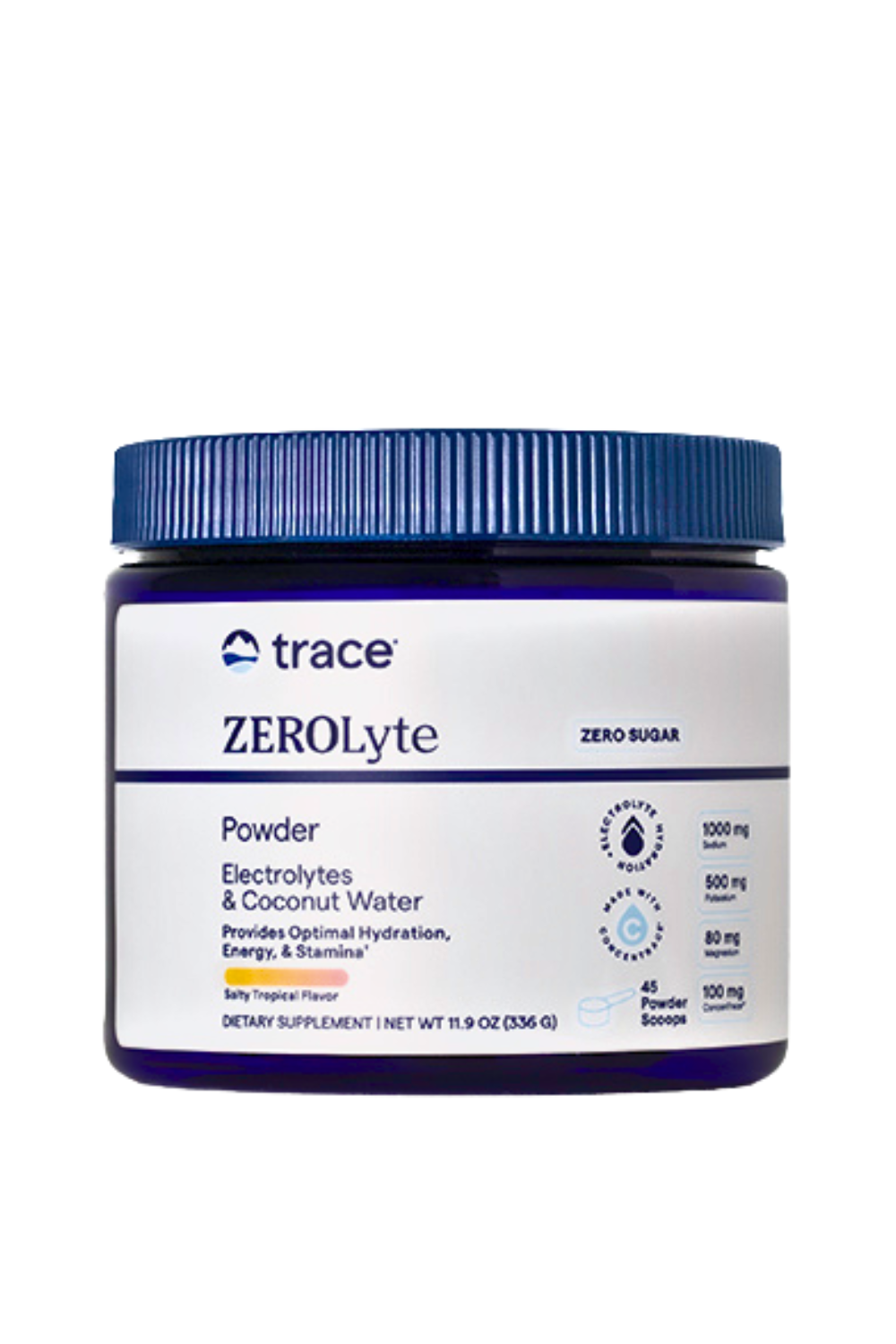 Zerolyte, Salty Tropical, Electrolyte Drink Mix + Coconut Water