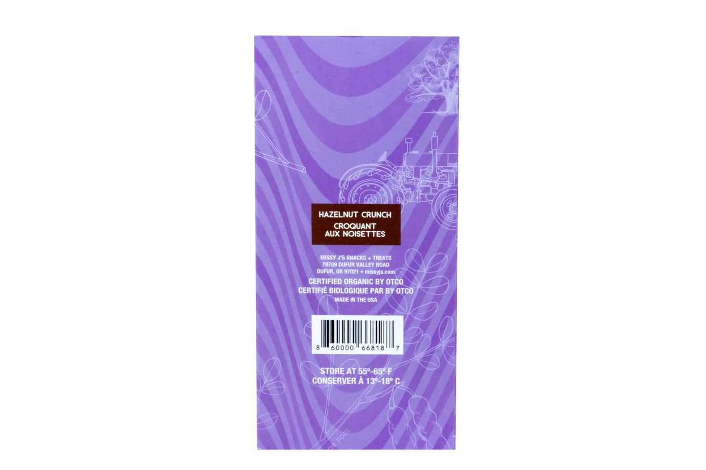 Carob Candy Bar, Hazelnut, Organic