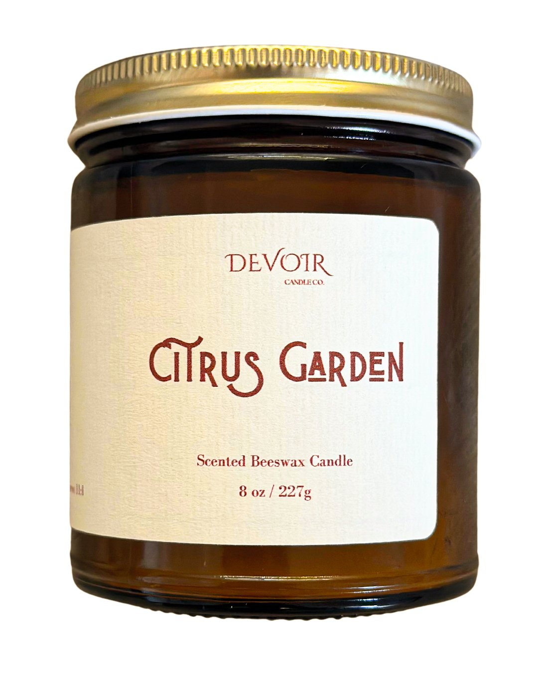 Beeswax Candle, Citrus Garden