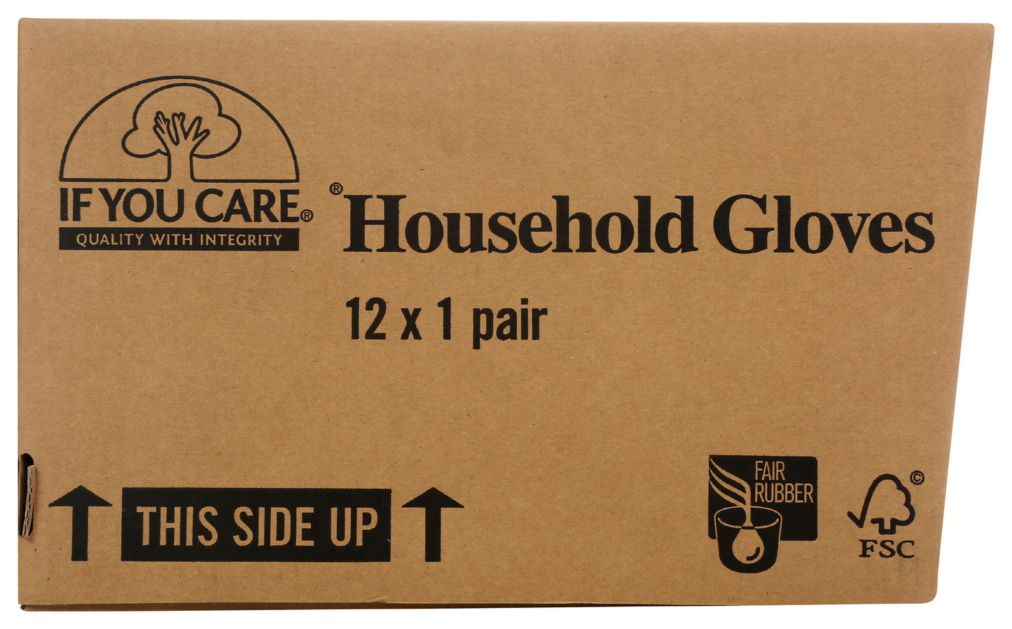 Household Gloves, Cotton Flock Lined, Medium