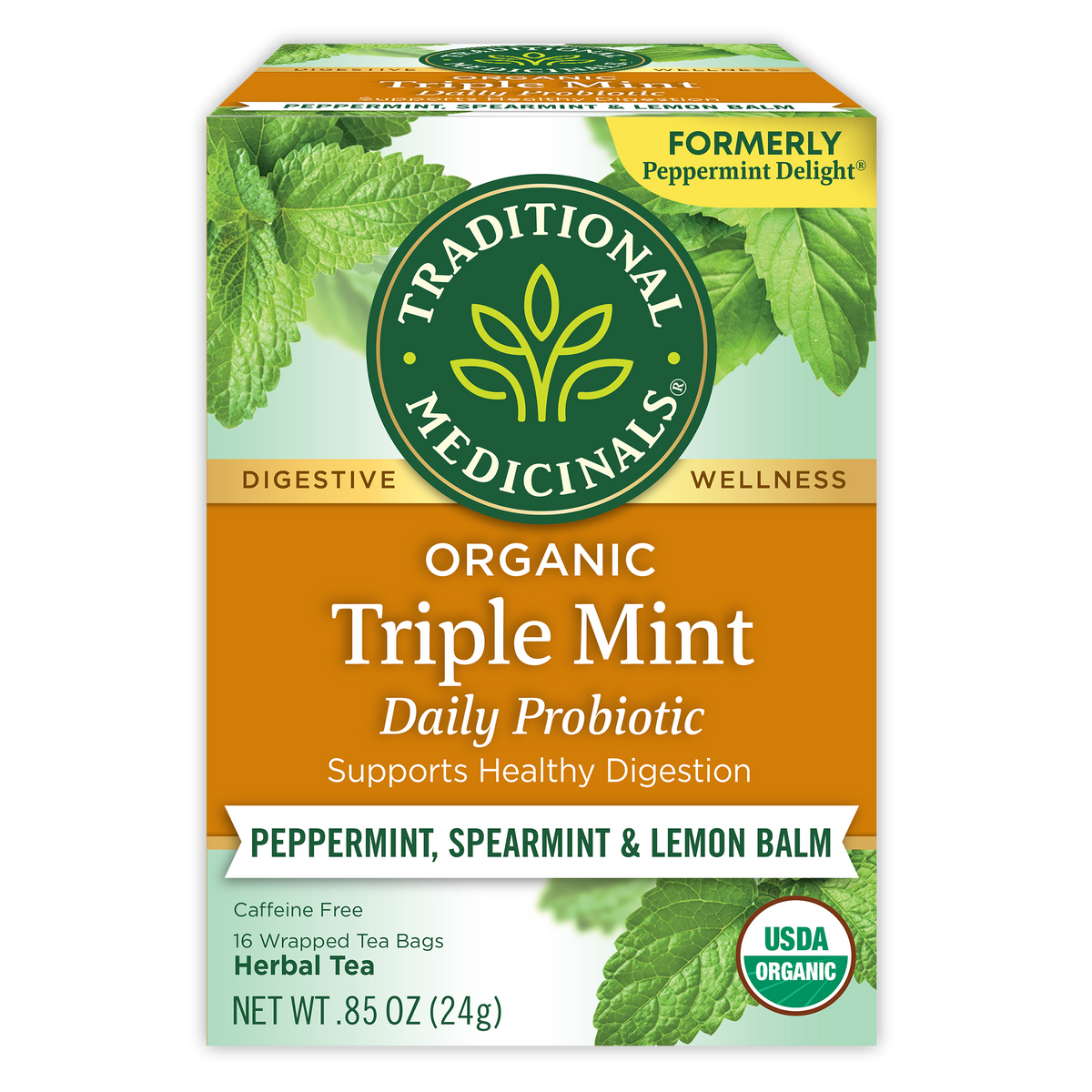 Triple Mint, Daily Probiotic Tea, Organic