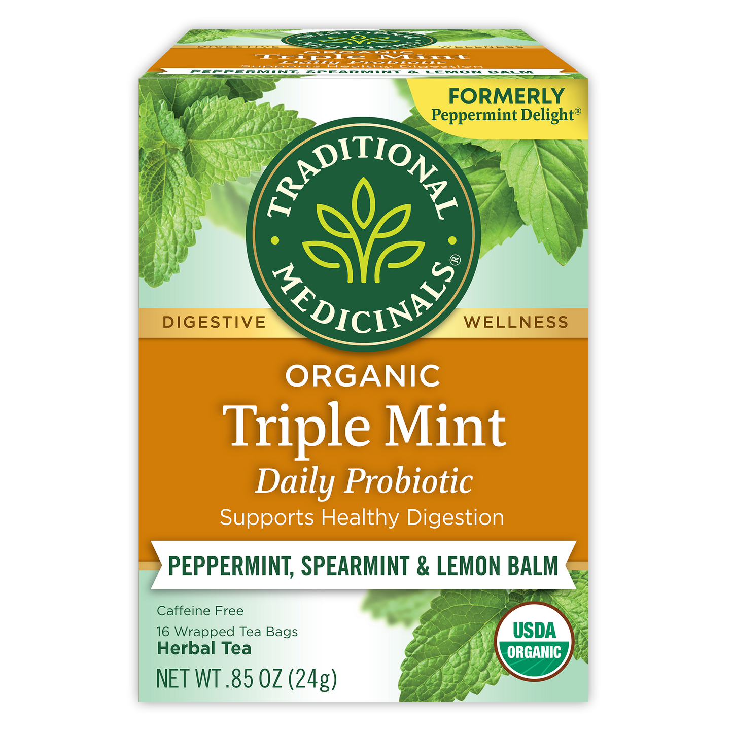 Triple Mint, Daily Probiotic Tea, Organic