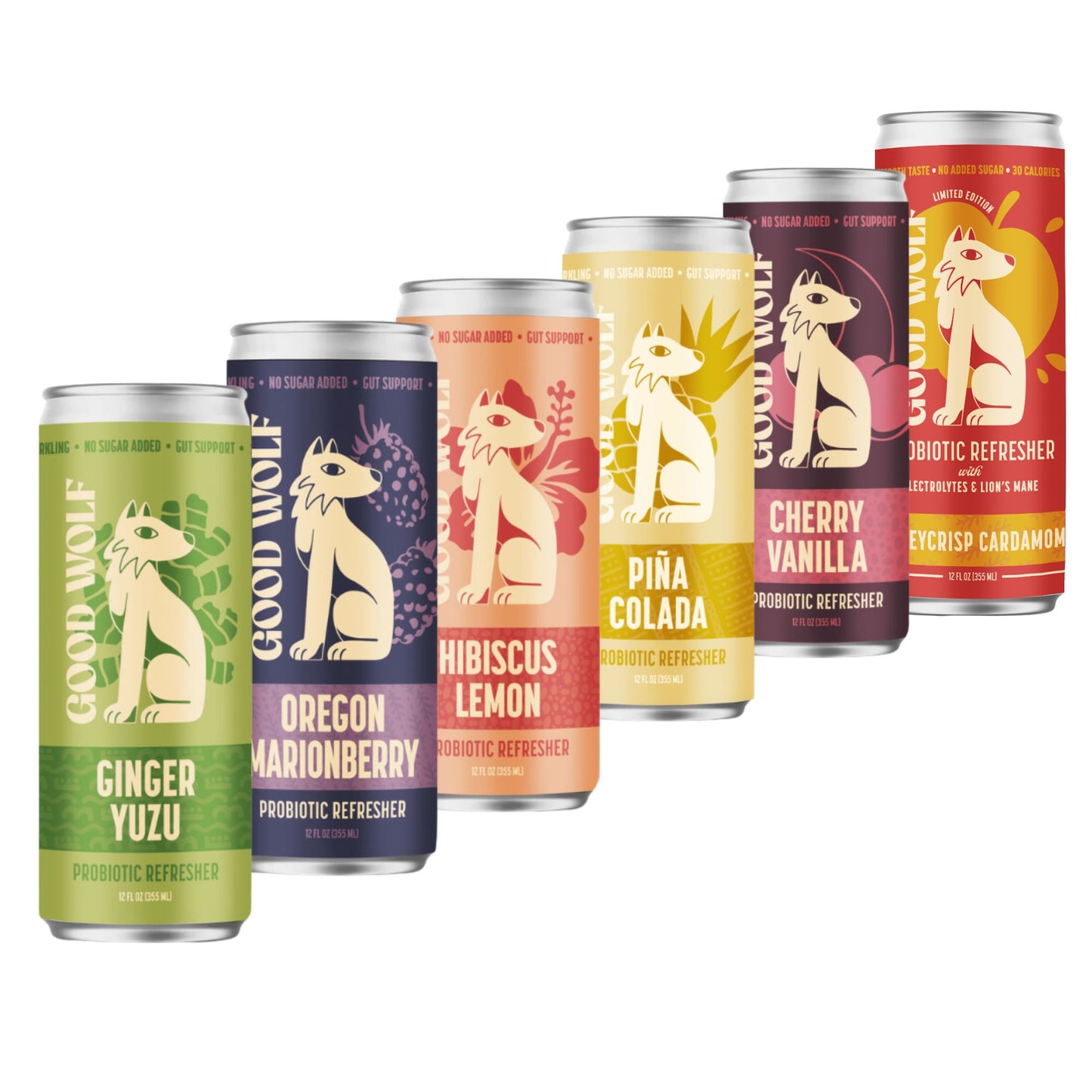 Probiotic Soda, Handcrafted, Variety Pack