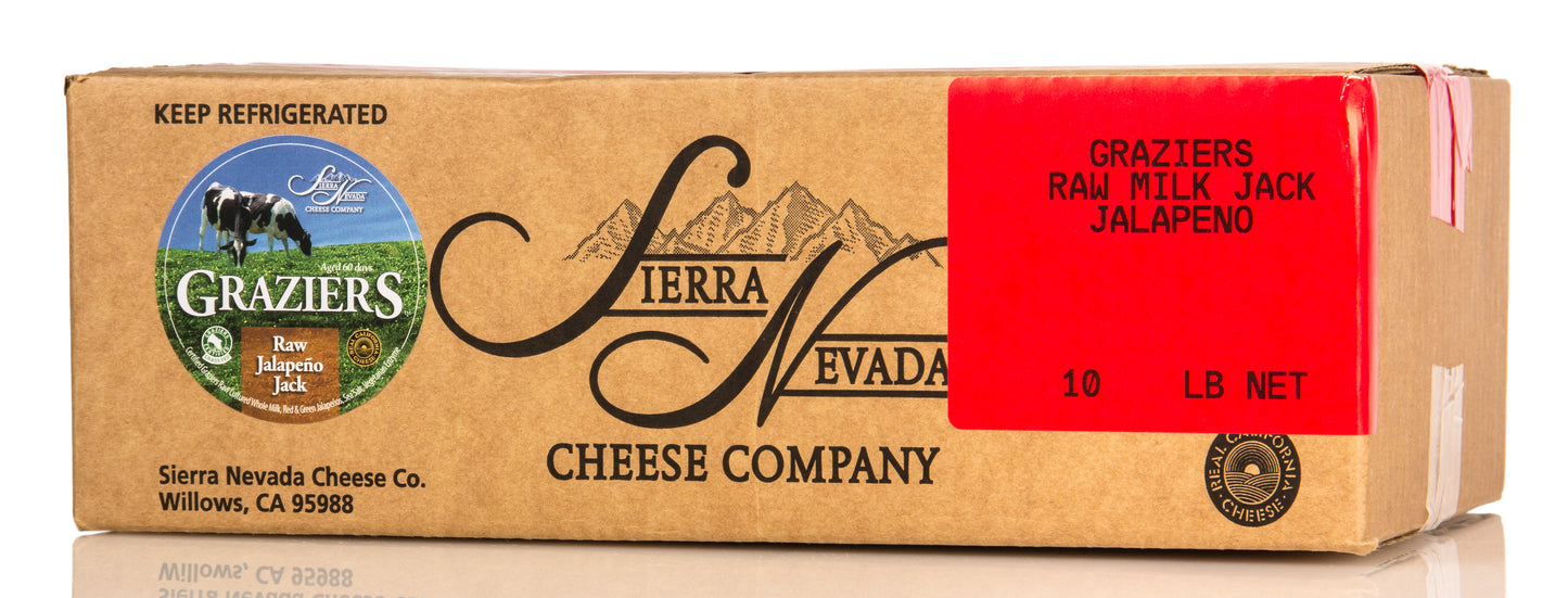 Graziers, Jalapeno Jack, Raw, Grass-Fed, Pastured, Random Weight