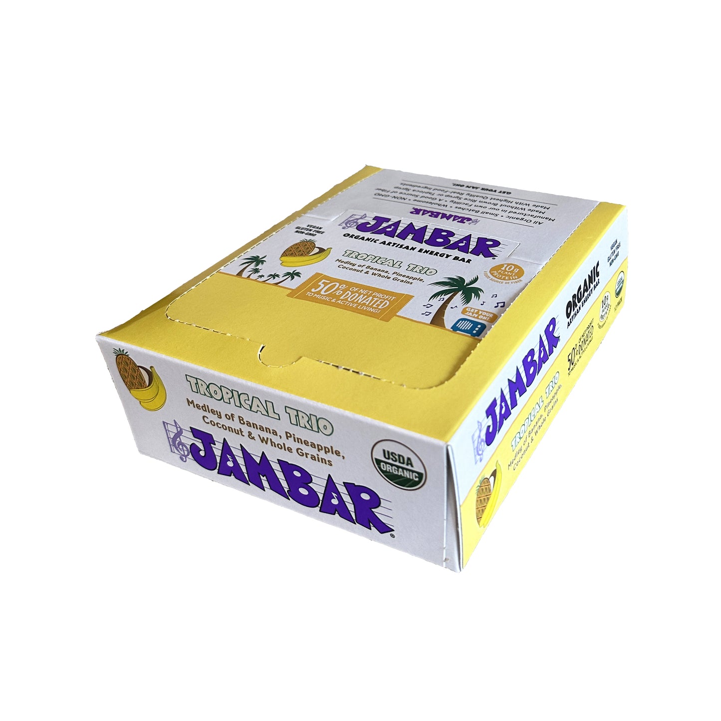 Energy Bar, Tropical Trio, Organic