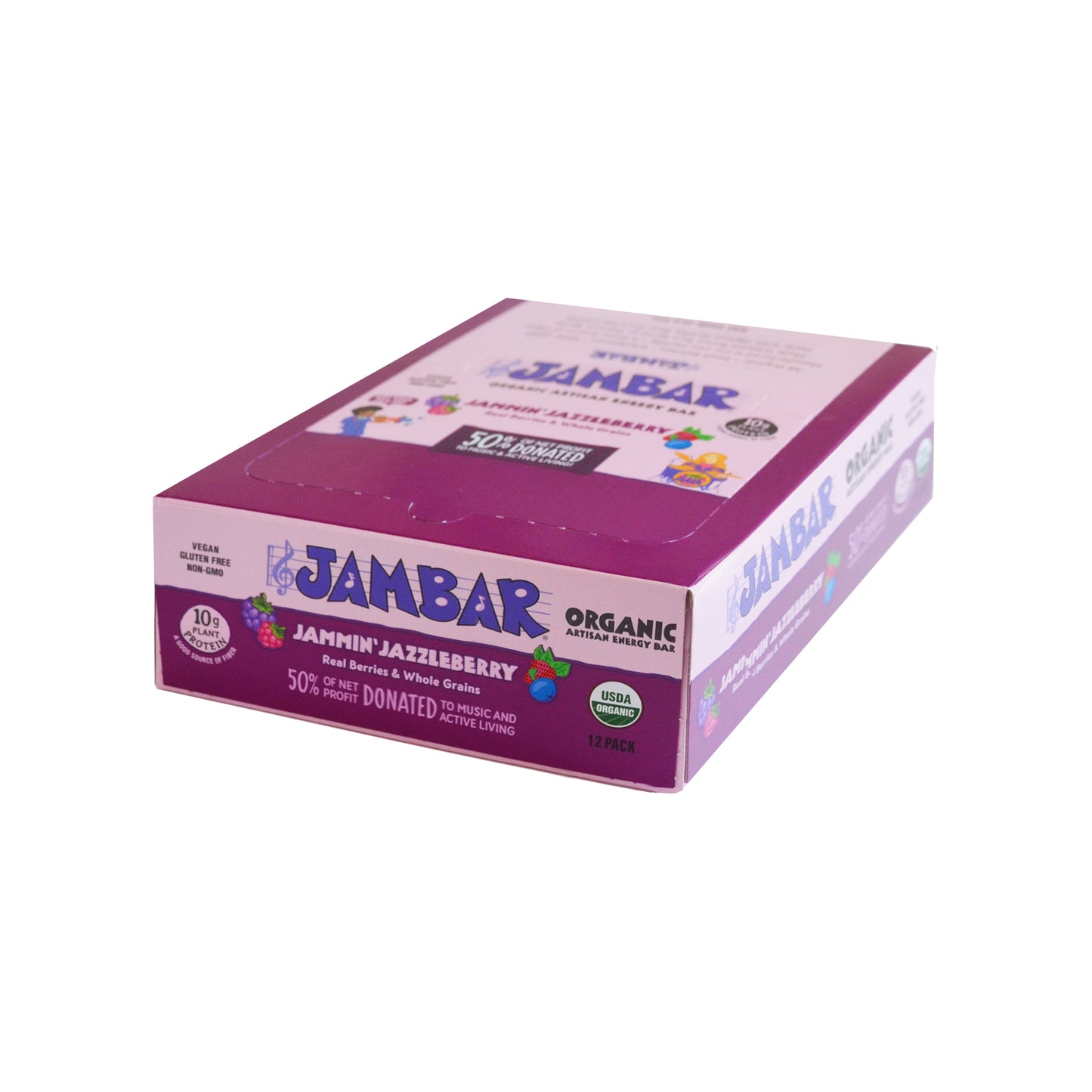 Energy Bar, Jammin' Jazzleberry, Organic