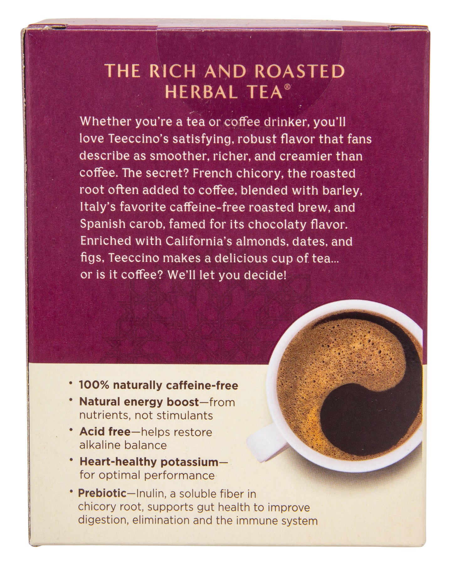 Vanilla Nut Roasted, Herbal Tea Bags