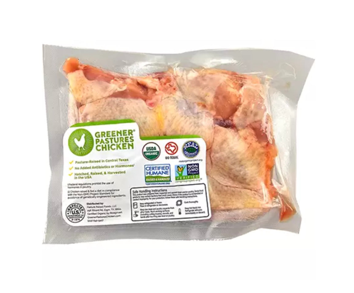 Chicken Wings, Pasture Raised, Frozen, Regenerative Organic, Random Weight