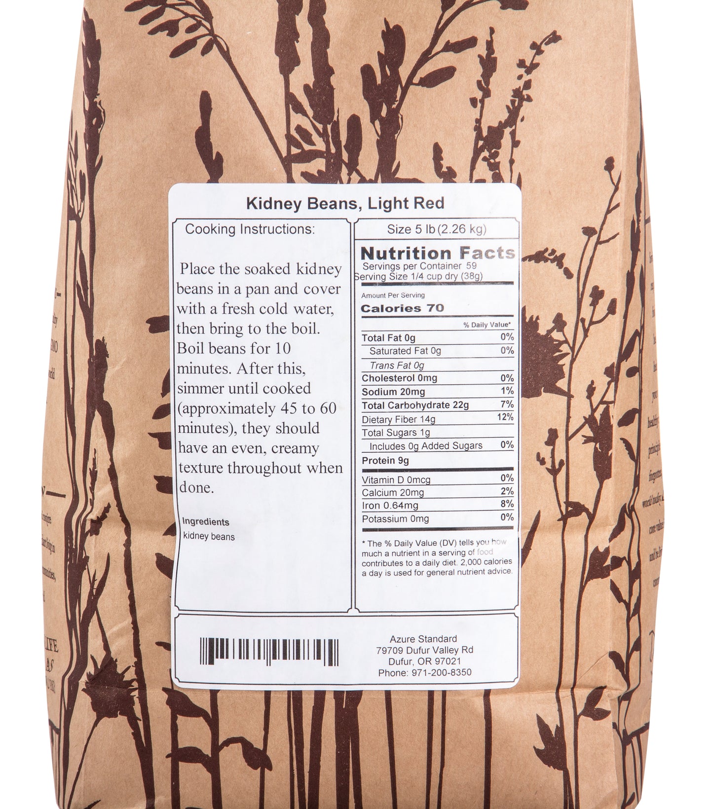 Kidney Beans, Light Red