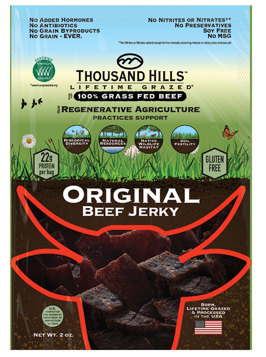 Beef Jerky, Original, Grass-Fed