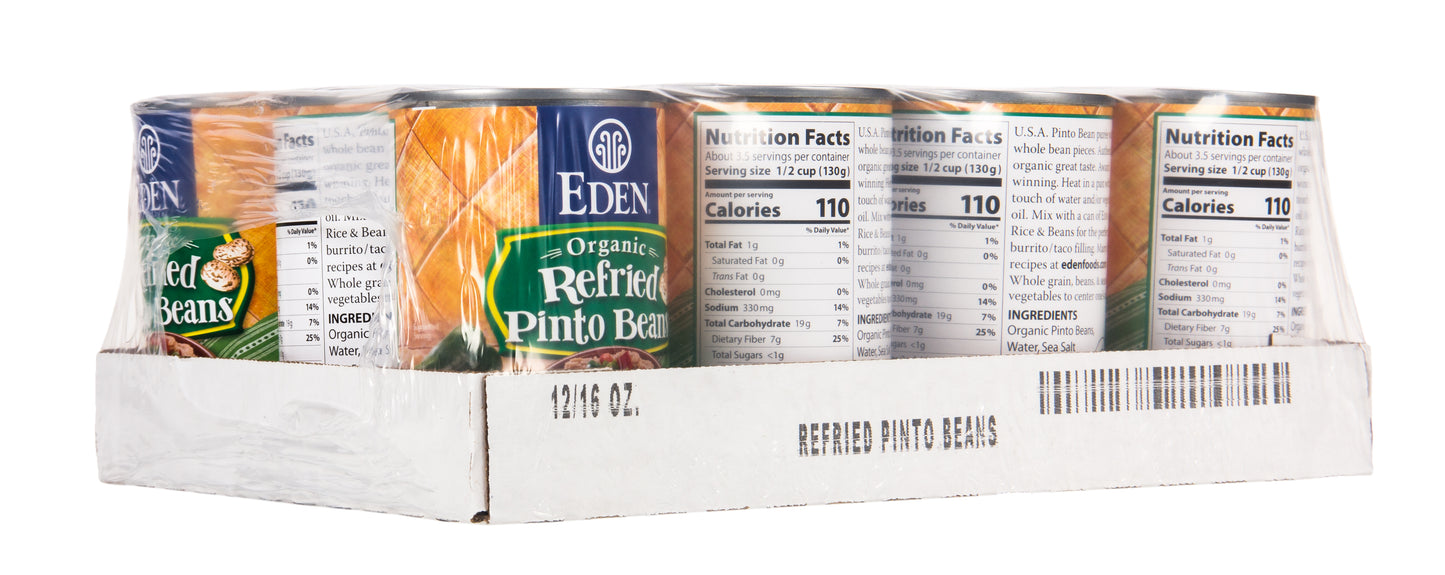 Refried Pinto Beans, Organic
