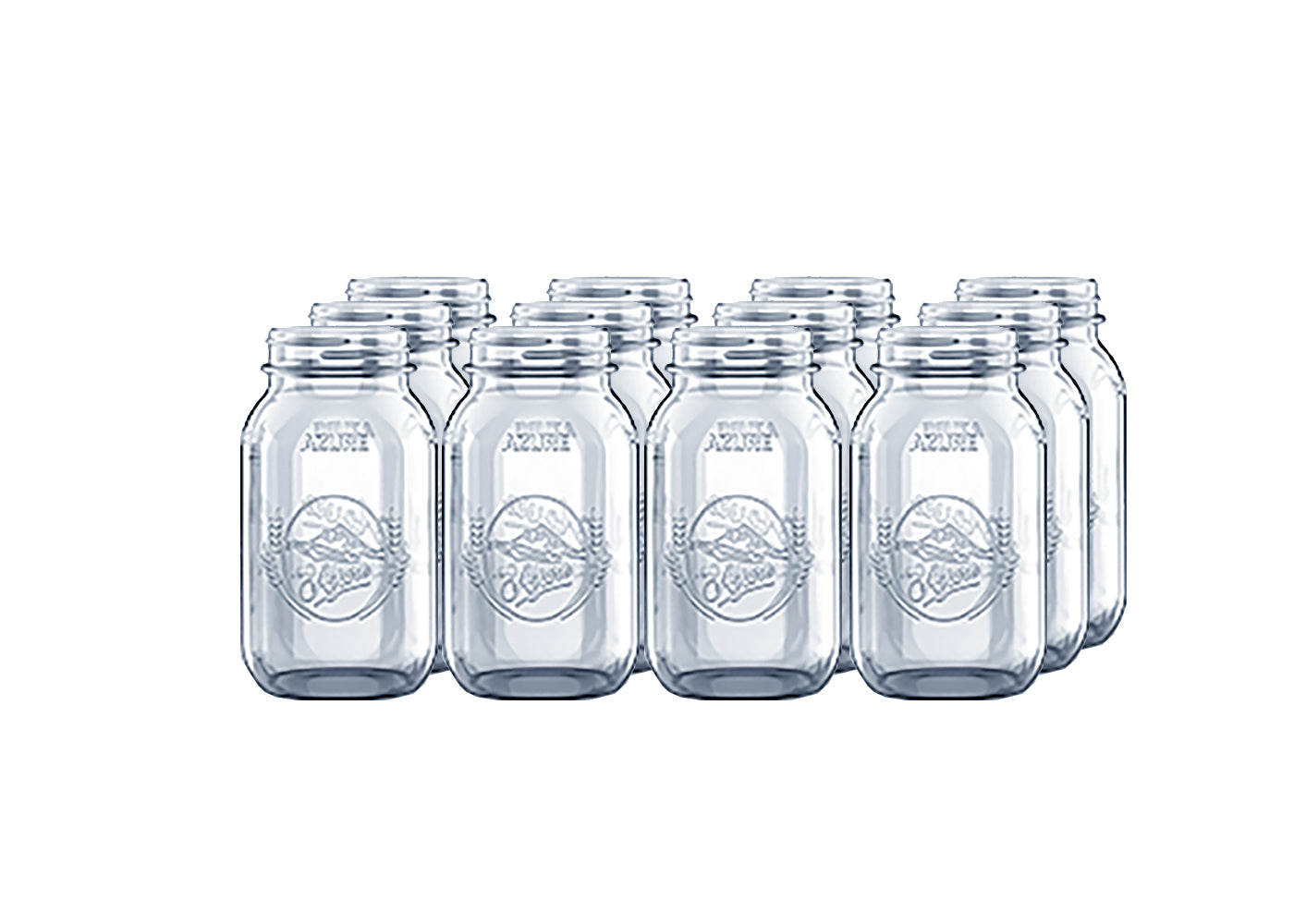 Canning Jars, Quart, Regular (JARS ONLY, no bands & lids)