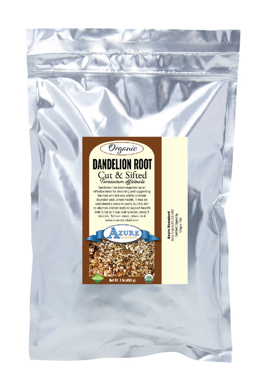 Dandelion Root, Cut & Sifted, Organic