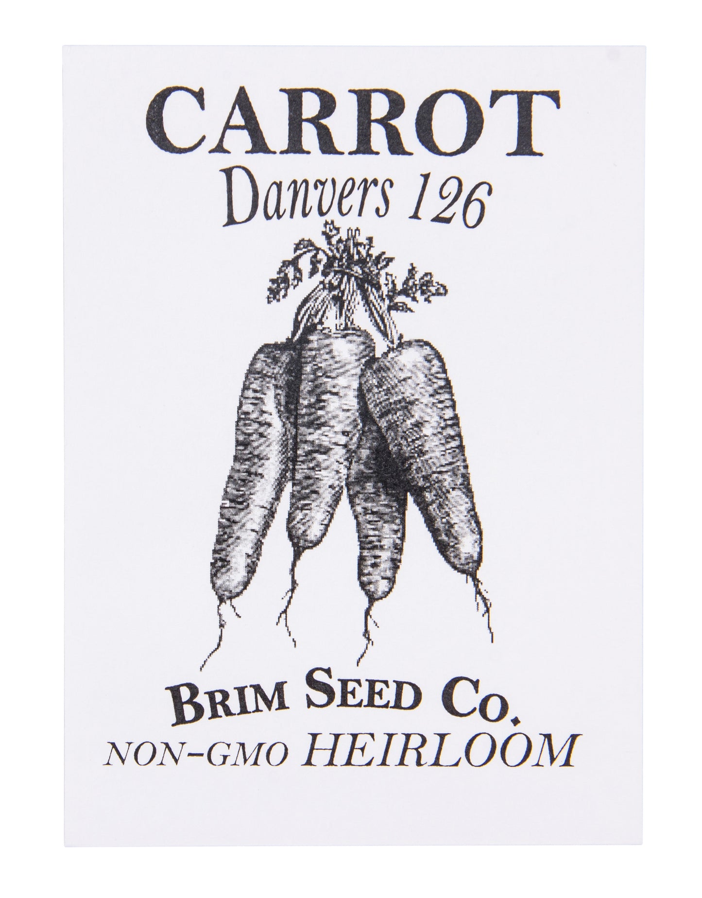 Carrot, Danvers 126 Heirloom Seed
