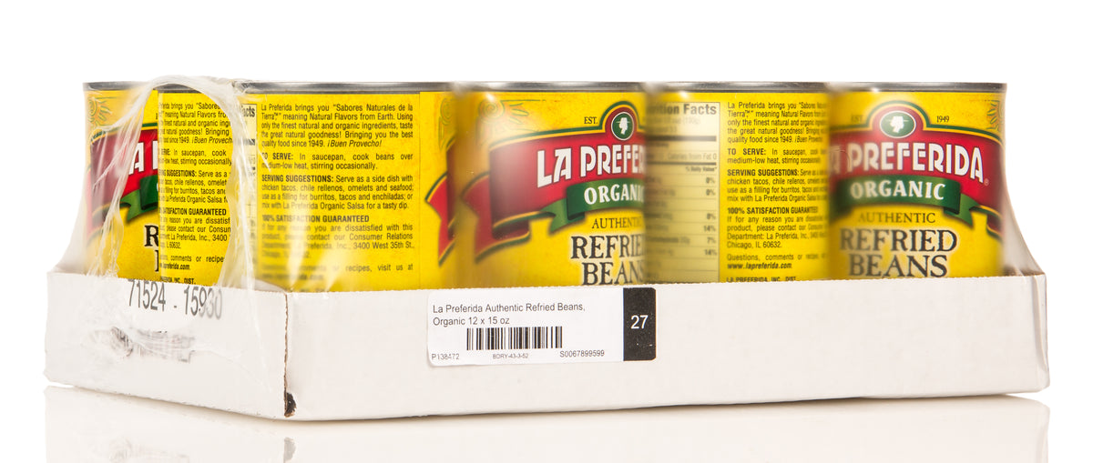Authentic Refried Beans, Organic