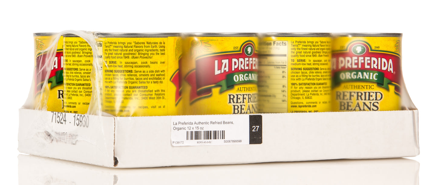 Authentic Refried Beans, Organic