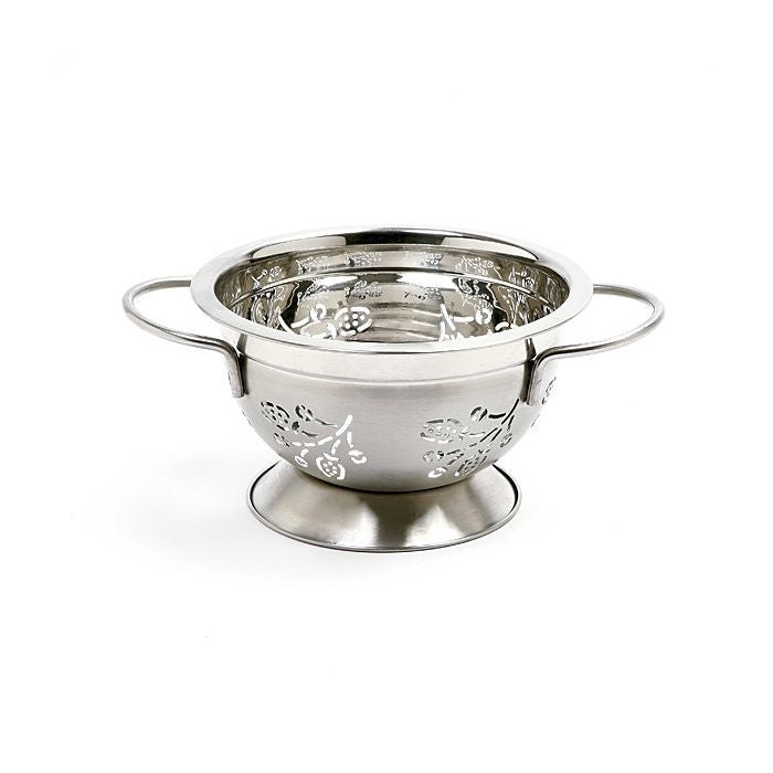 Colander, Stainless Steel 1.5 QT, Berry