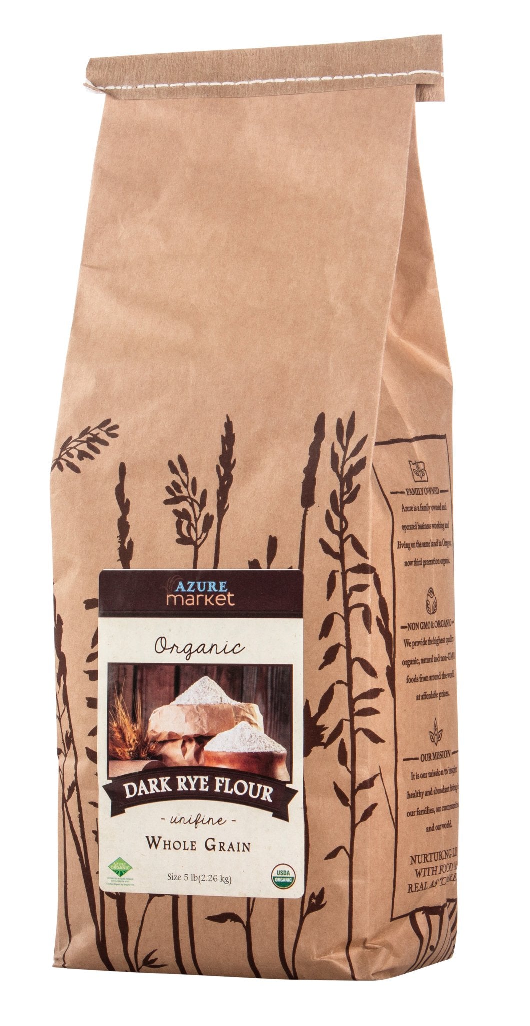 Dark Rye Flour (Unifine), Organic