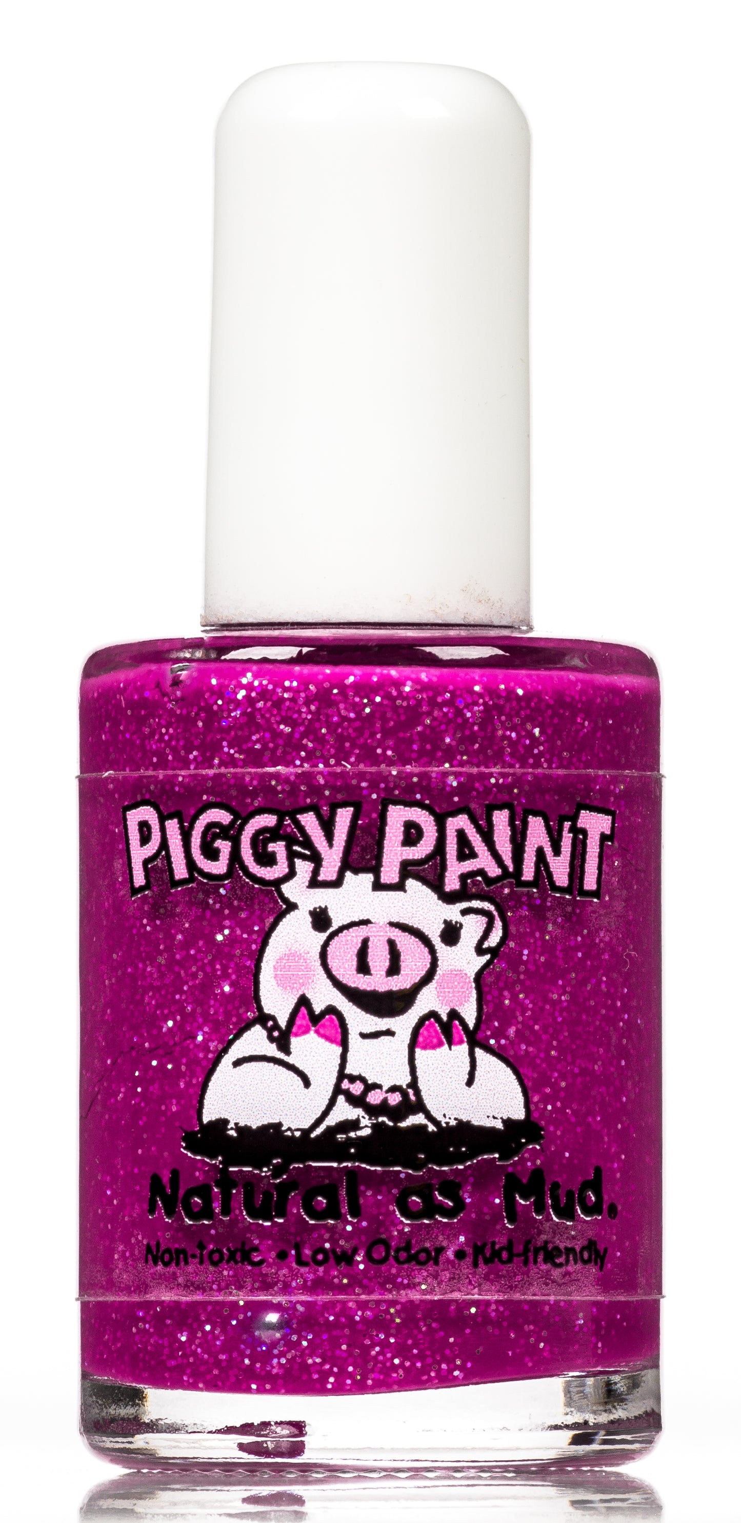 Nail Polish, Glamour Girl, Purple Shimmer with Silver Glitter