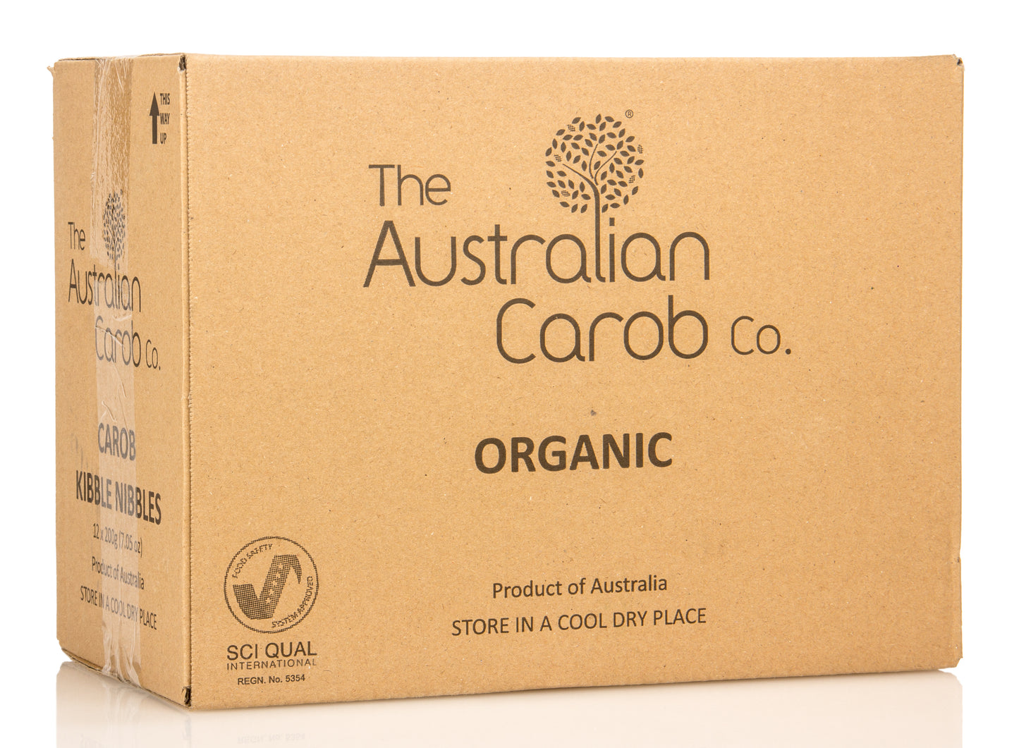 Pure Raw Carob Kibble Nibbles, Organic