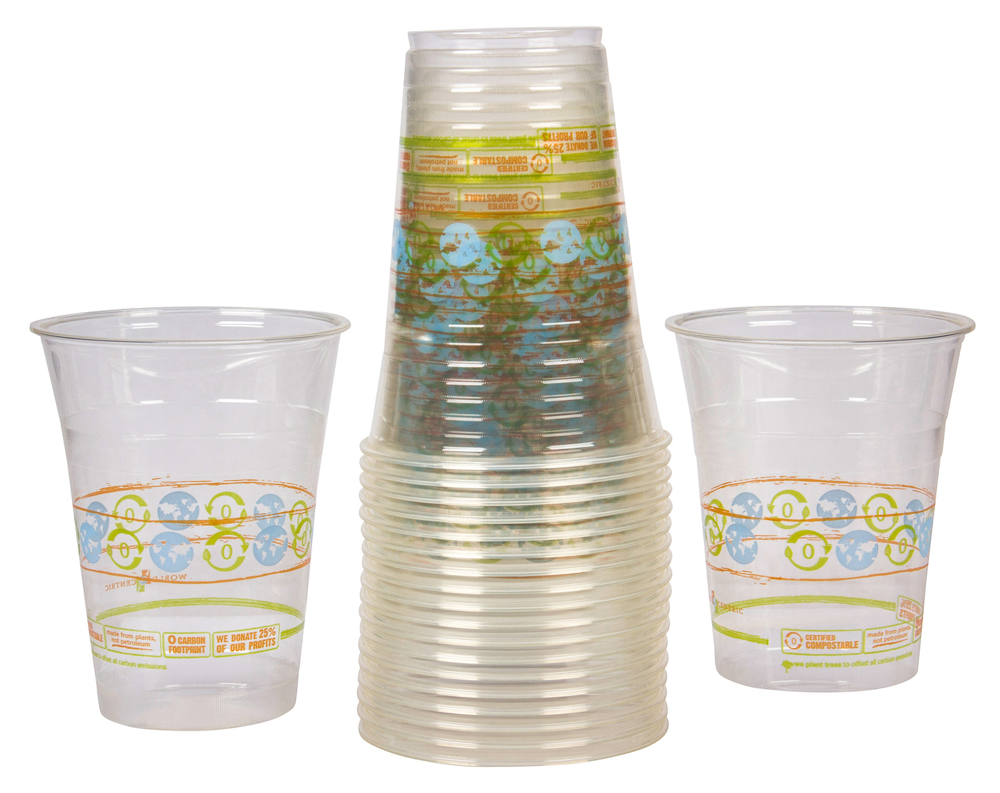 Drinking Cold Cup, 16oz, Compostable