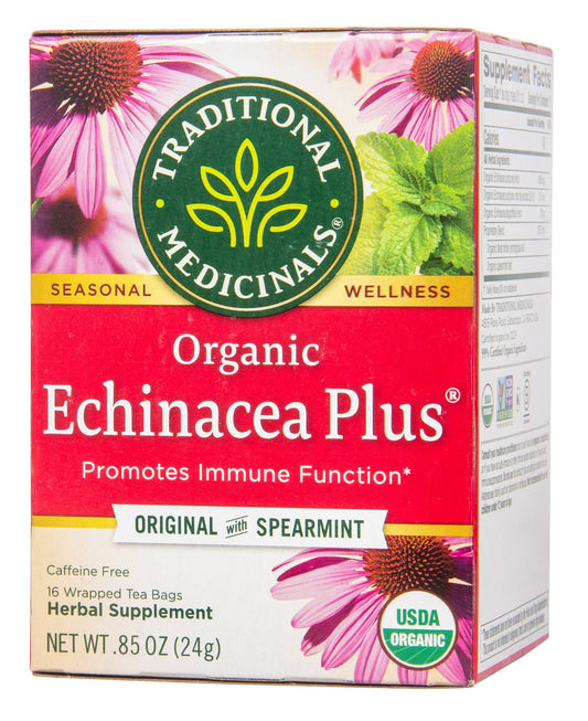 Echinacea Plus, Original with Spearmint, Tea, Organic
