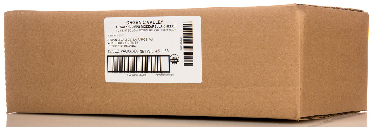 Mozzarella Cheese, Shredded, Organic