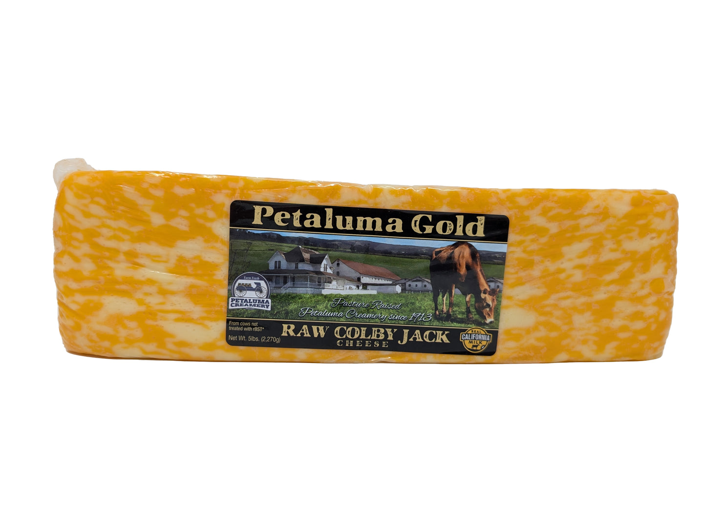 Colby Jack Cheese, Raw, Grass-fed, Random Weight