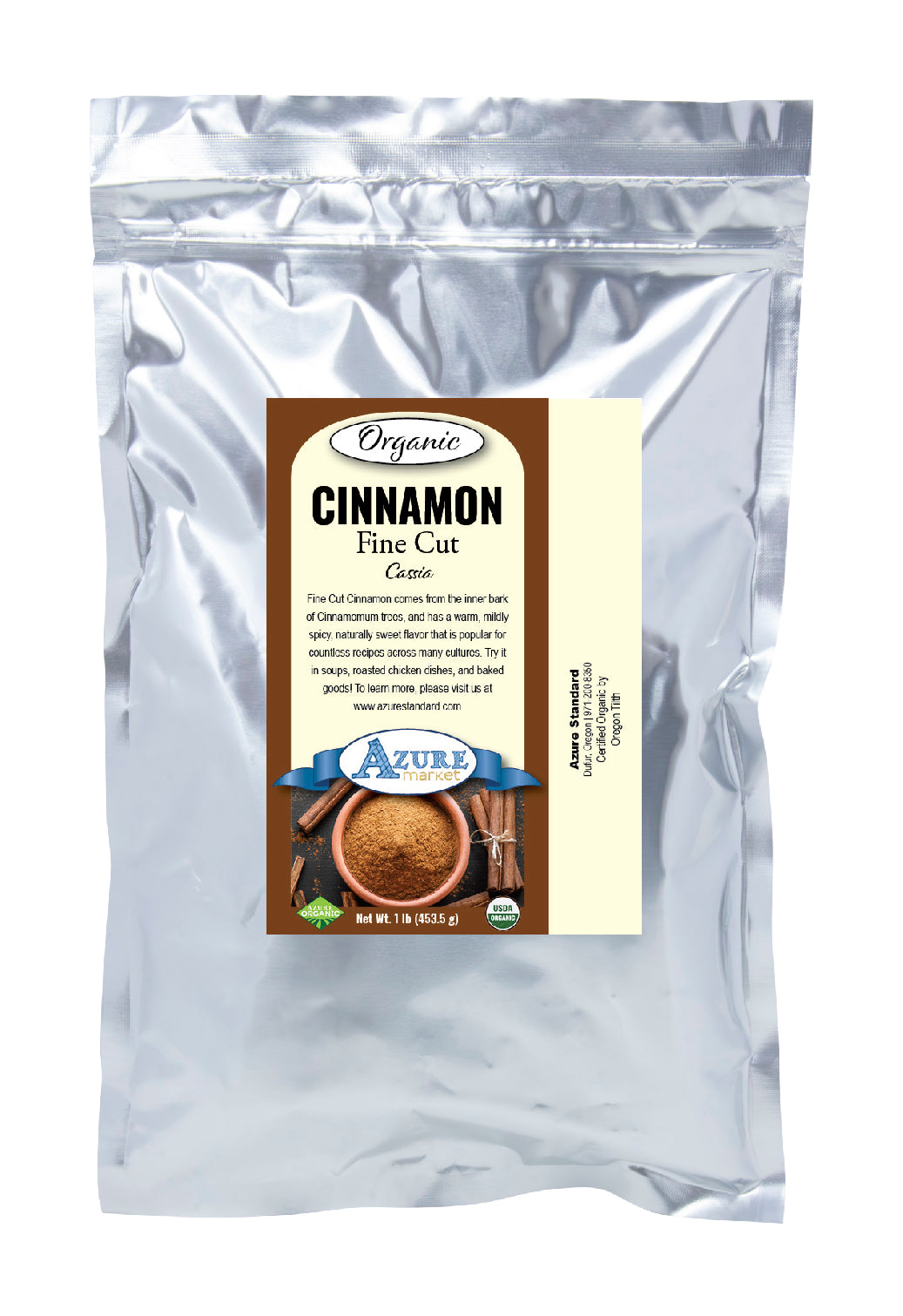 Cinnamon, Fine Cut, Organic