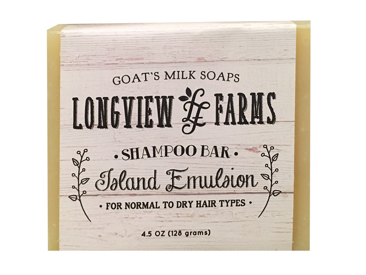 Shampoo Bar, Island Emulsion, Normal to Dry