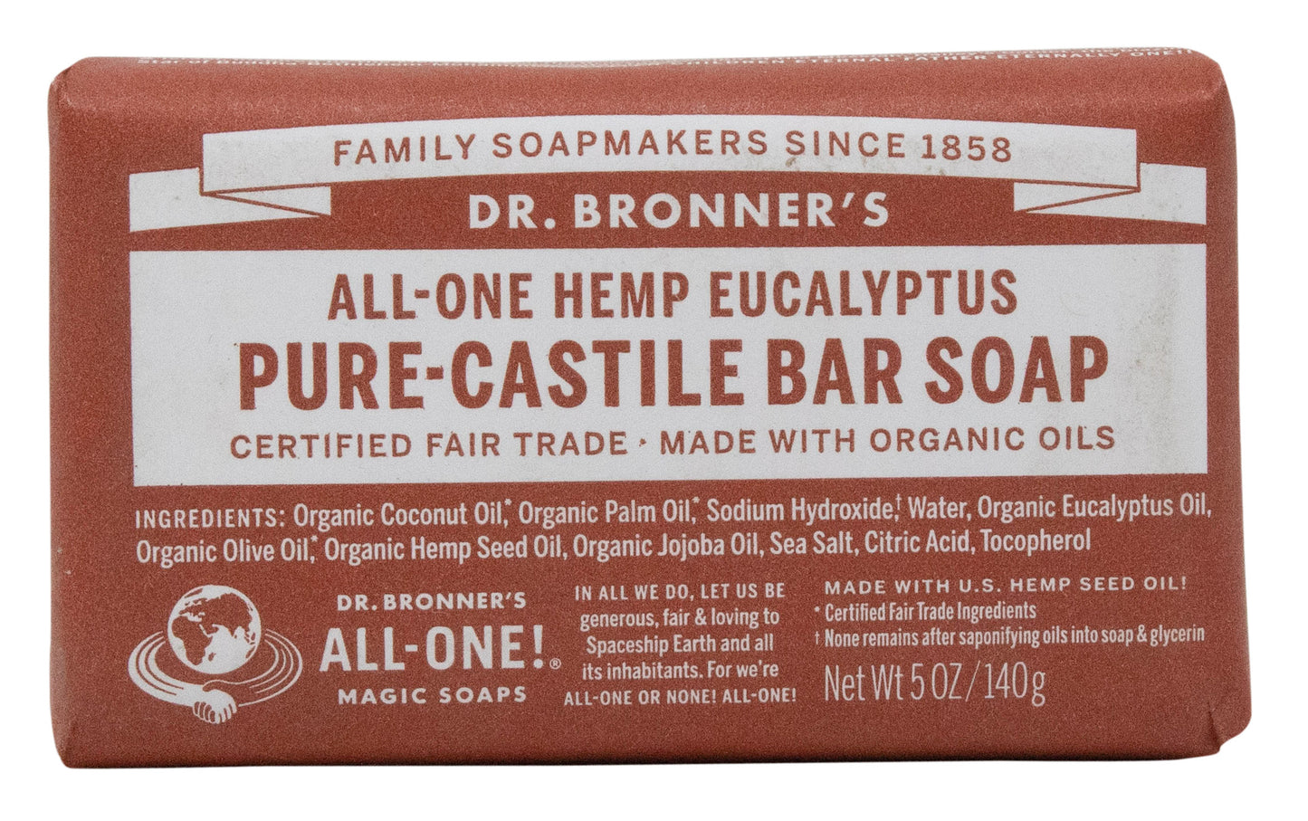 Pure Castile Bar Soap, Eucalyptus