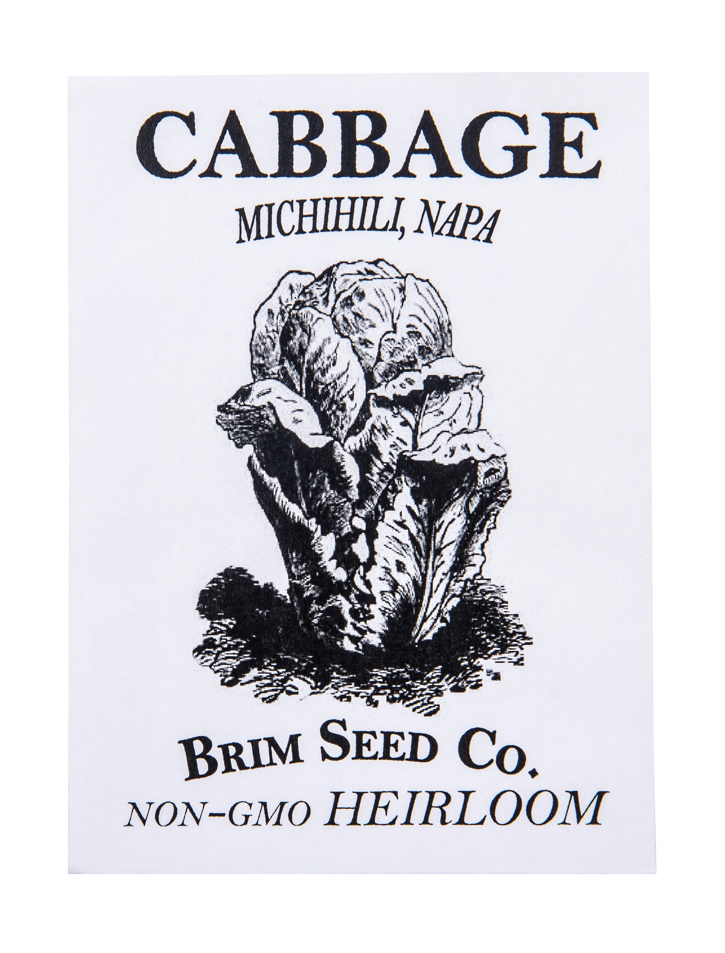 Cabbage, Michihili, Napa Heirloom Seed