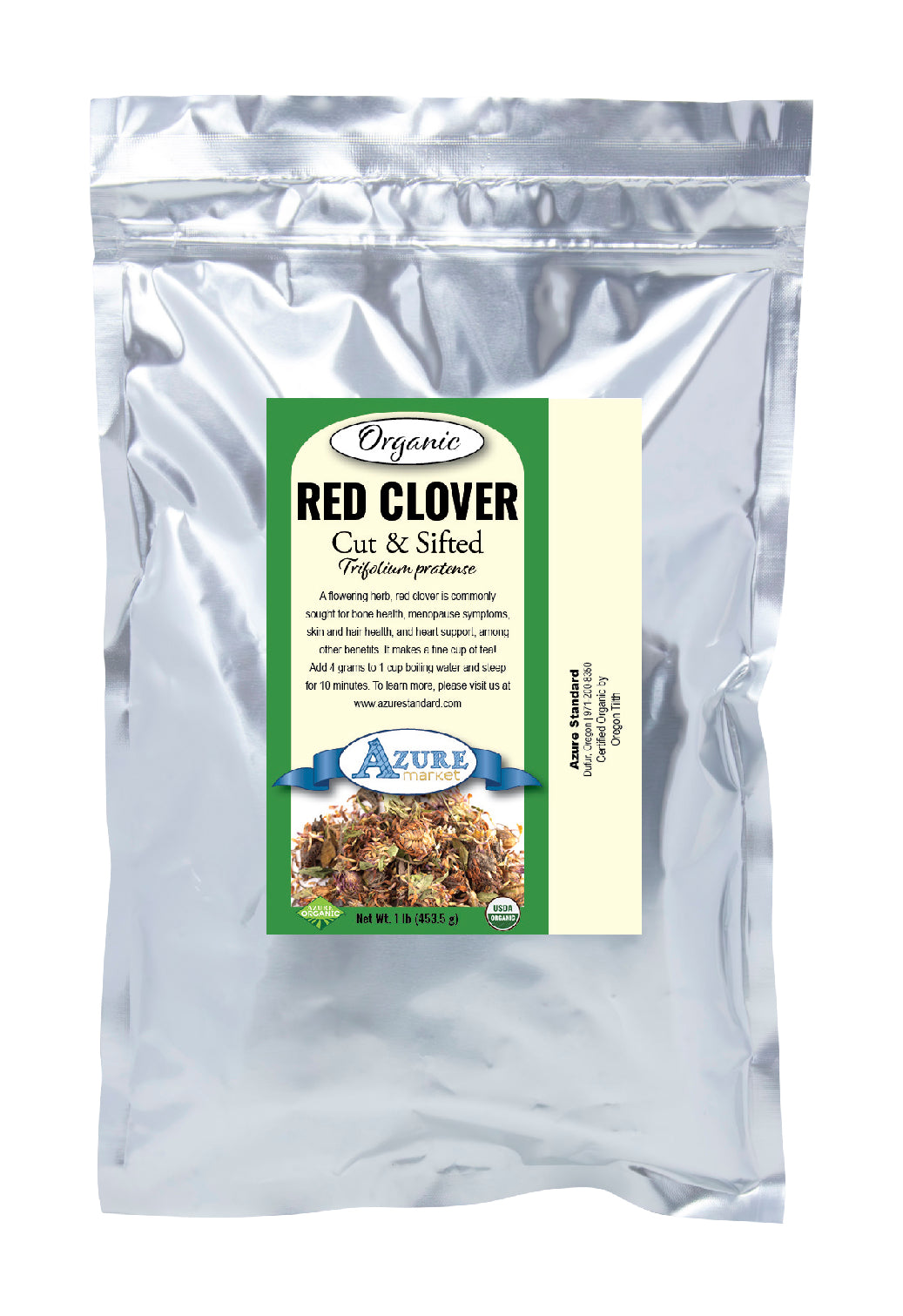 Red Clover, Cut & Sifted, Organic