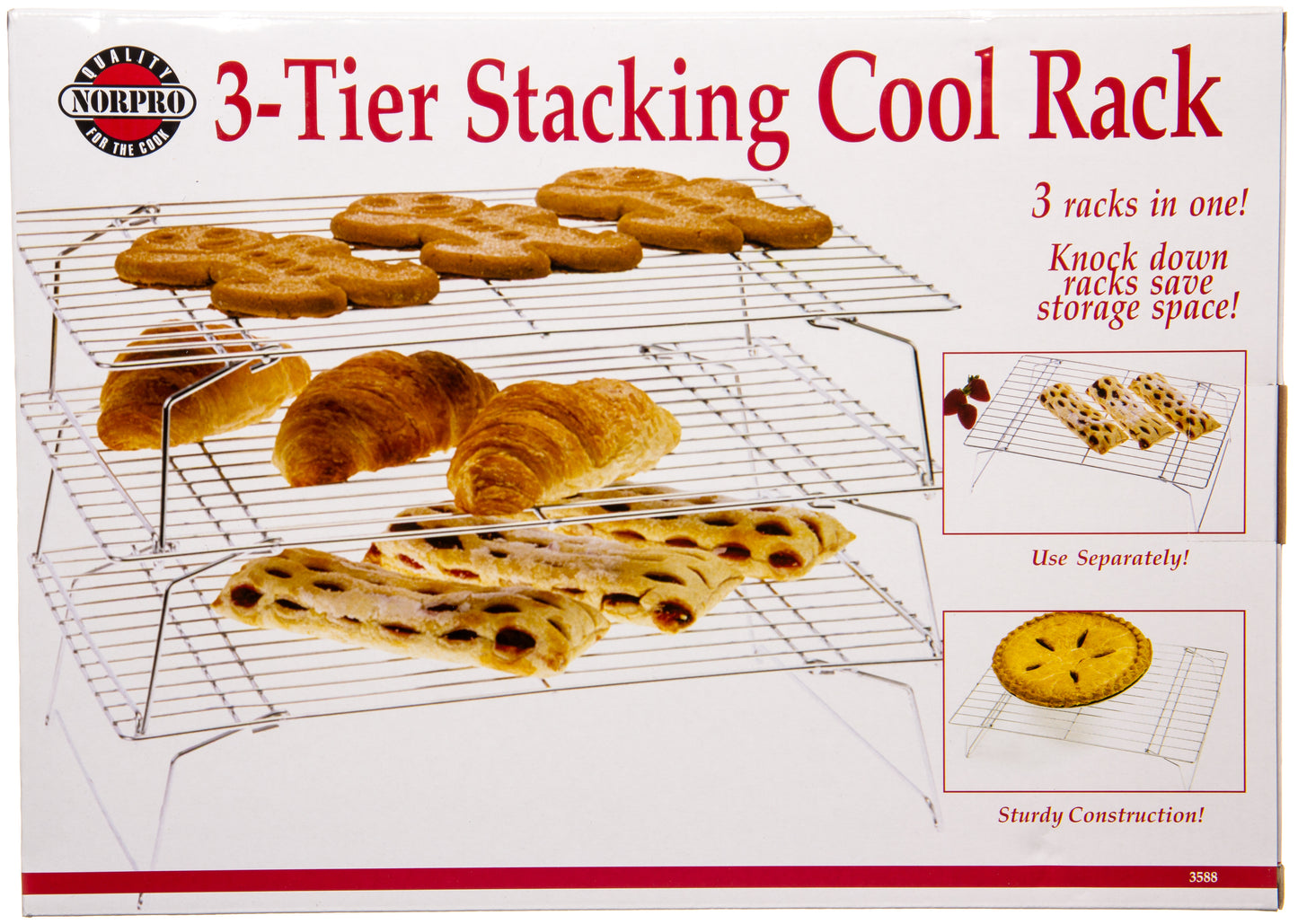 3 Tier Stacking Cooling Rack