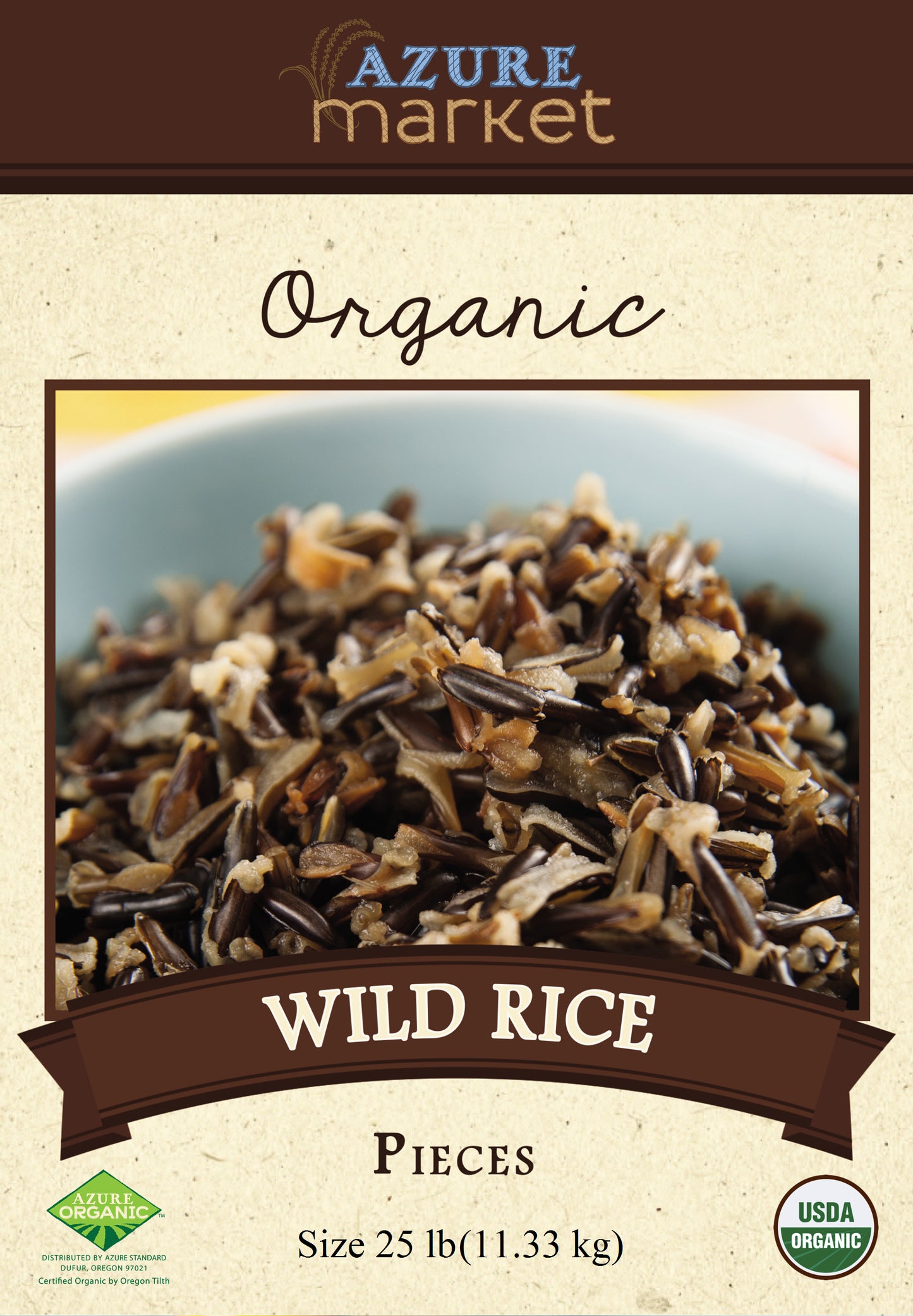 Wild Rice, Pieces, Organic