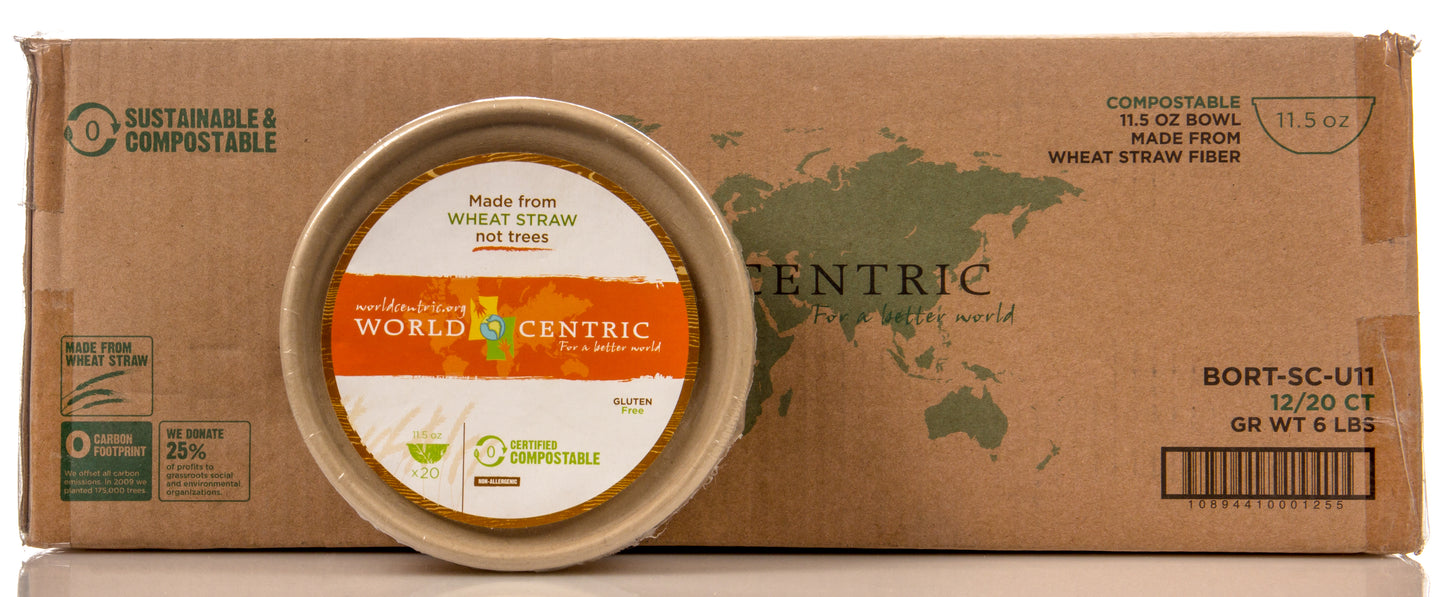 Bowl, Compostable, 11.5 oz
