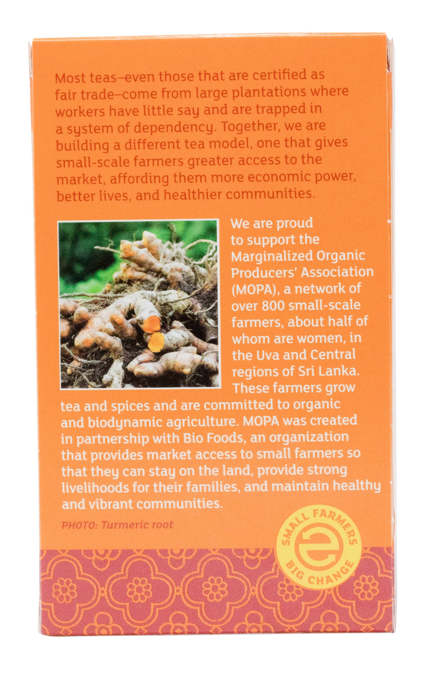 Turmeric & Ginger Tea, Organic