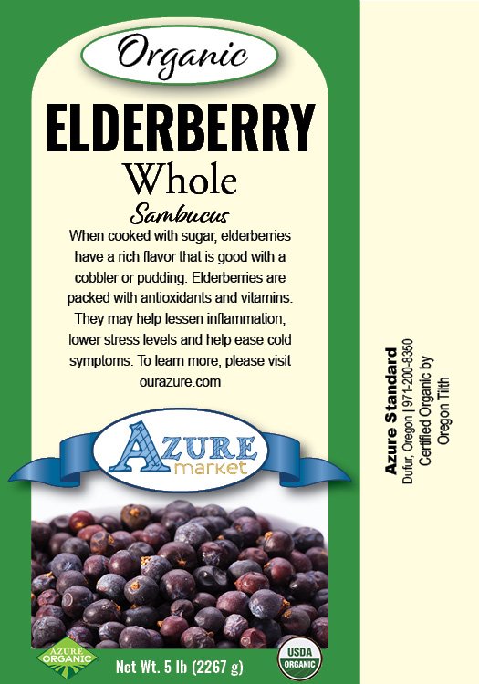 Elderberry Whole, Organic
