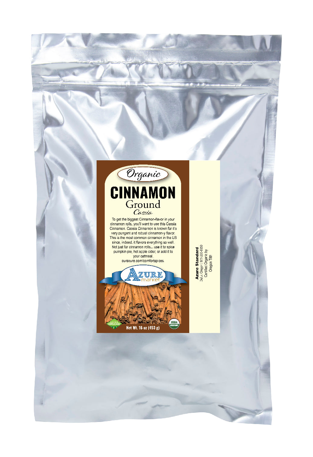 Cinnamon Ground, Cassia, Organic