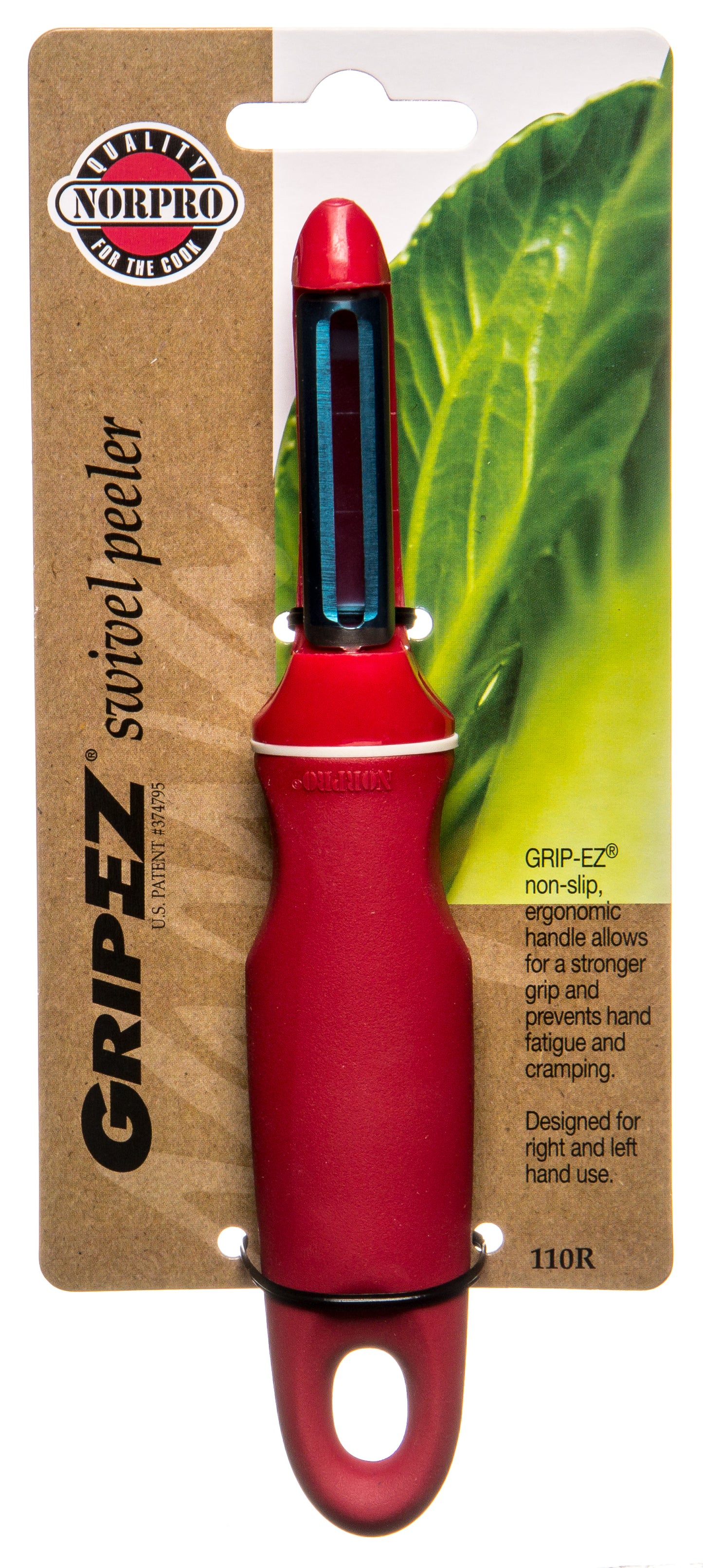 Ez Grip Peeler, Red