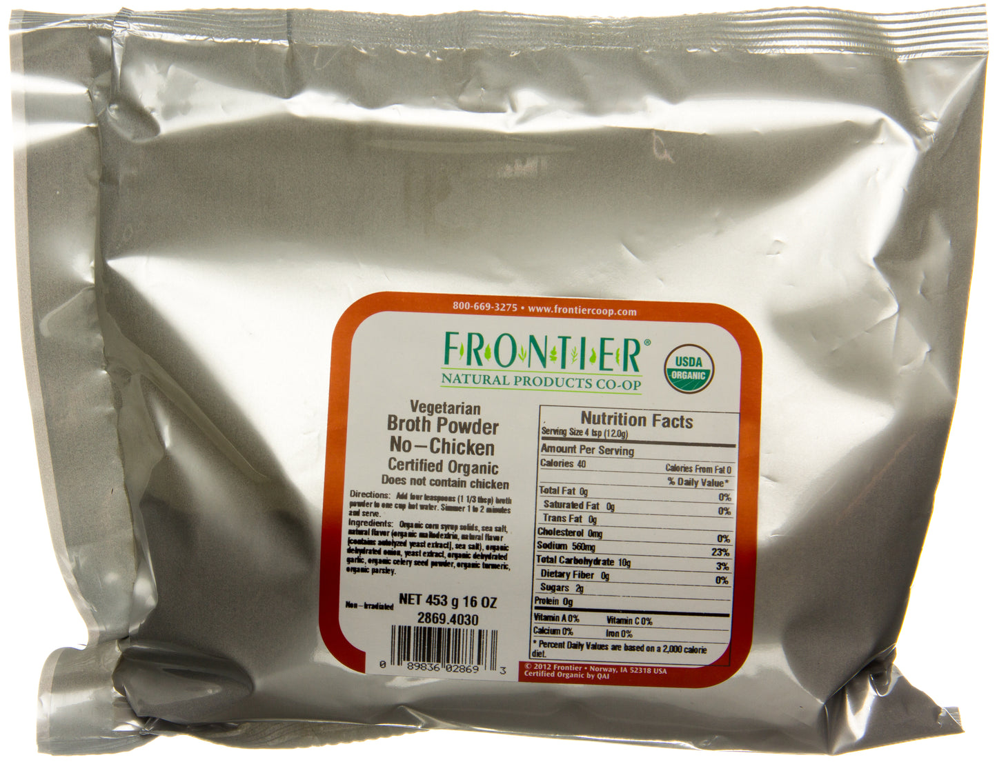 Chicken Flavored Broth, Vegan, Organic